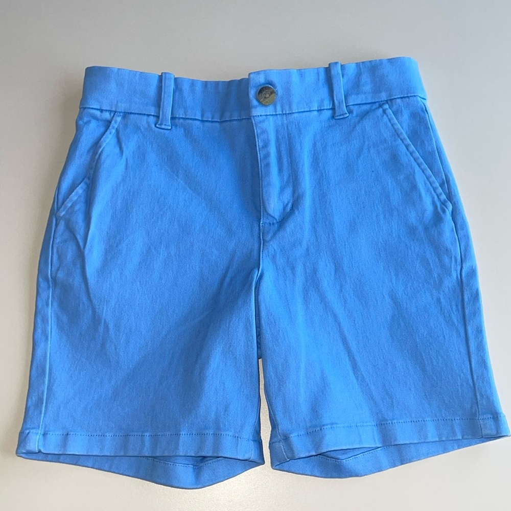 Janie and Jack Blue Adjustable Waist Shorts